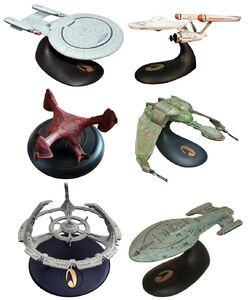 Legends in 3 Dimensions' starships and station, sold through Communicator