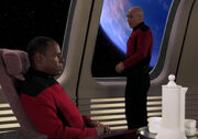 Sisko and Picard