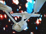 Zetarians engulf the Enterprise