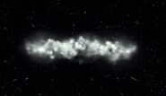 Dikironium cloud creature in space, remastered