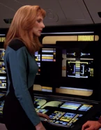 The environment station on the USS Enterprise-D