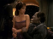 Kira and drunk Cardassian II