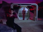 Sullen Riker in the holodeck