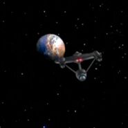 USS Enterprise approaching Ekos