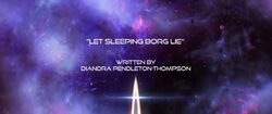 "Let Sleeping Borg Lie"