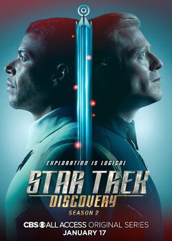 Season 2 Hugh Culber and Paul Stamets poster