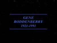 Widmung Gene Roddenberry
