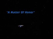 A Matter of Honor - scena tytułowa