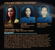 Archer crew manifest