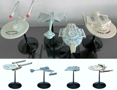 Assembled AMT Round 2 Ships of the Line models
