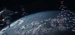 Federation fleet in fleet formation