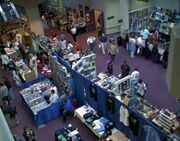 Typical Star Trek convention booths