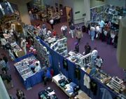 Typical Star Trek convention booths