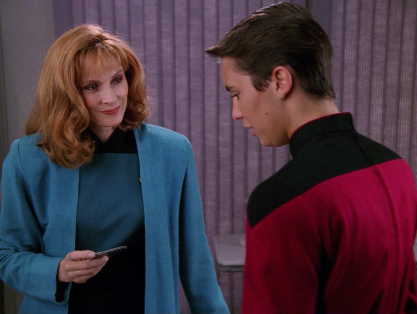 Beverly Crusher and Wesley Crusher, 2367