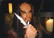 Chuck Borden, Firstborn, production photo.jpg (37 KB) Borden as a Klingon in "Firstborn"