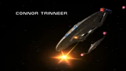ISS Enterprise fires on planet in ENT MU opening titles.jpg (384 KB) ISS Enterprise, escorted by two other starships, attacks a structure on a planet using torpedoes