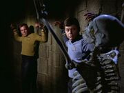 Kirk, McCoy and bones