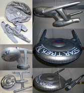 Inflatable starship point-of-sale promotional displays