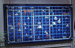 The location of Rigel on a tactical situation monitor