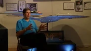 Adam Schneider with the Sovereign-class studio model.jpg (25 KB) Adam Schneider