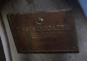 Stargazer dedication plaque