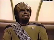 Worf recites poetry…