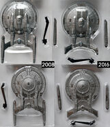 Comparison of the 2008 and 2016 Enterprise NX-01