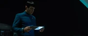 Spock learns of Spock Prime's death
