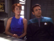 Leeta and Julian Bashir