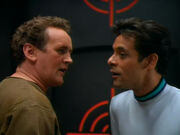 O'Brien and Bashir argue over racquetball