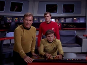 James T. Kirk has weapons fired on dikironium cloud creature