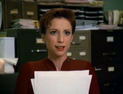 Kay Eaton appears as Major Kira