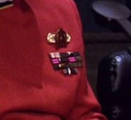 An admiral's ribbons in 2293 (Star Trek VI: The Undiscovered Country)