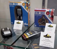 Factory Entertainment Star Trek bottle opener prototypes.jpg (729 KB) Star Trek phaser and combadge bottle opener prototypes