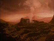 Demon planet geyser
