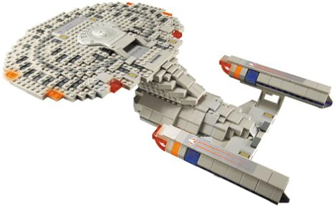 SDCC 2016 MEGA BLOKS STAR TREK USS ENTERPRISE ORO – Limited Edition NIB Mattel DPH84