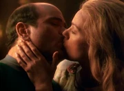 The Doctor and Freya kiss