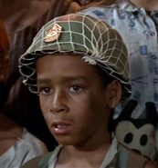 Only boy 7.jpg (153 KB) An Only boy in an Army helmet