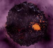 Borg sphere disintegrating