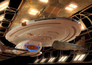 USS Voyager im Trockendock der Utopia-Planitia-Flottenwerft 2371