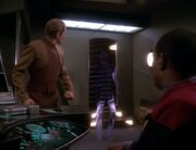 Jem'Hadar youth appears in Sisko's office