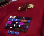 Fleet Admiral Bill's ribbons in 2293 (Star Trek VI: The Undiscovered Country)