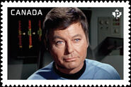 Dr. Leonard McCoy – "P", $1.20 (tarif lettre U.S.)