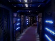 Corridor on board the former Cardassian space station Deep Space 9