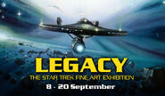 Legacy The Star Trek Fine Art Exhibition logo