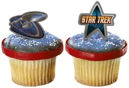 Star Trek cupcake rings