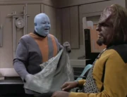 Enterprise-D barbershop, 2369