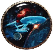 Franklin Mint Star Expedition USS Enterprise plate