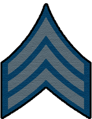 SFPD sergeant rank insignia patch