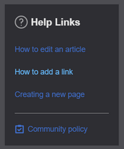 Community page help links.png